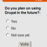 drupal bloc sondage