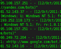 log apache